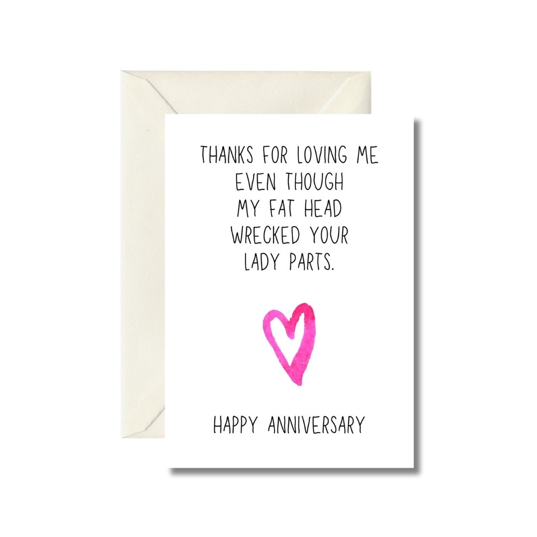 Humorous Anniversary Card