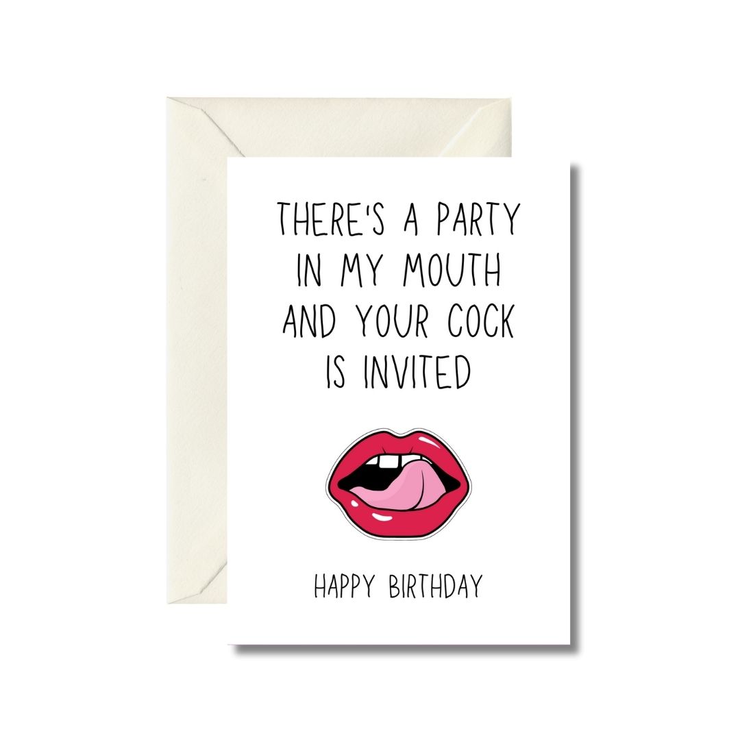 Bold Birthday Humor Card