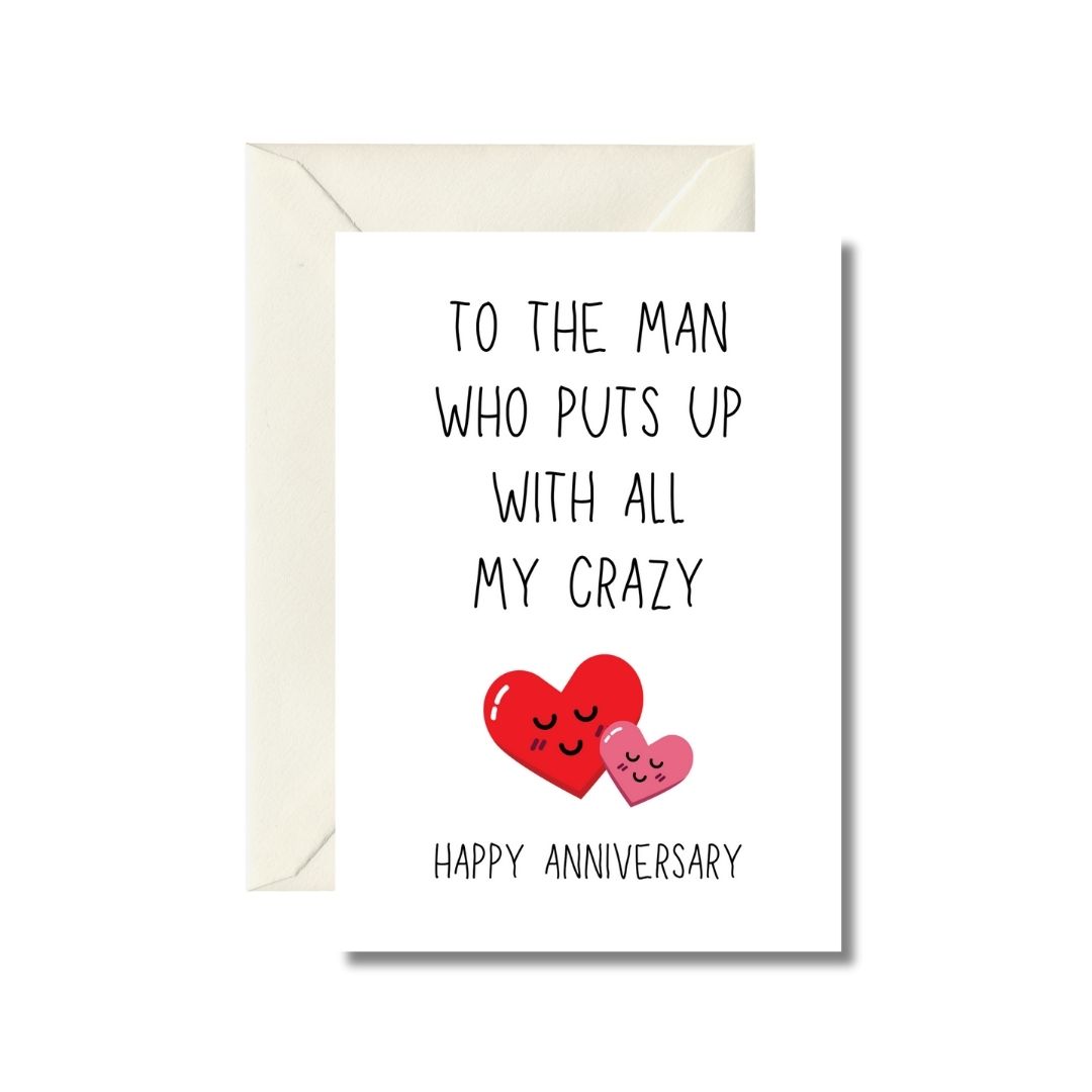 Happy Anniversary Card for Him