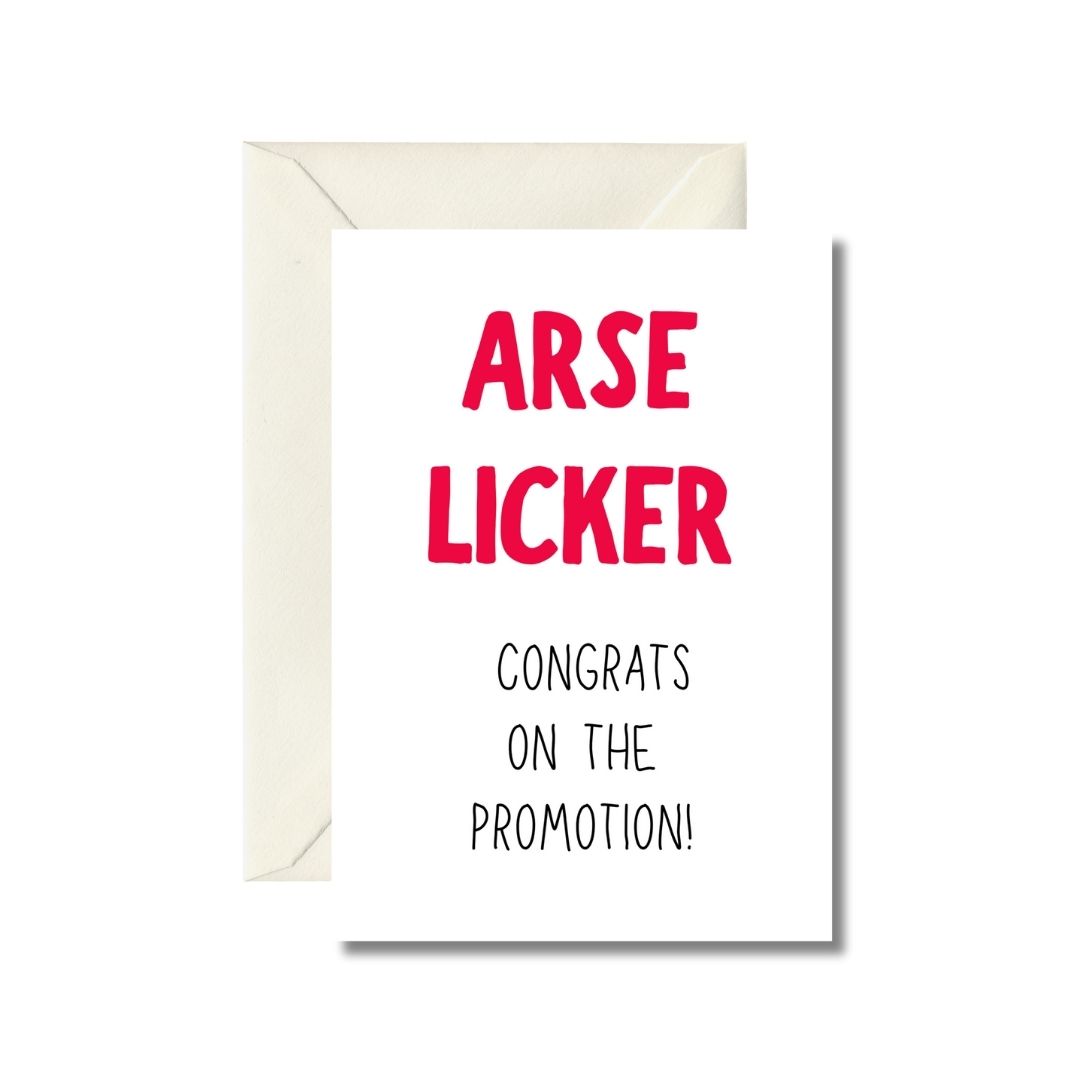 Congratulatory Promotion Greeting Card