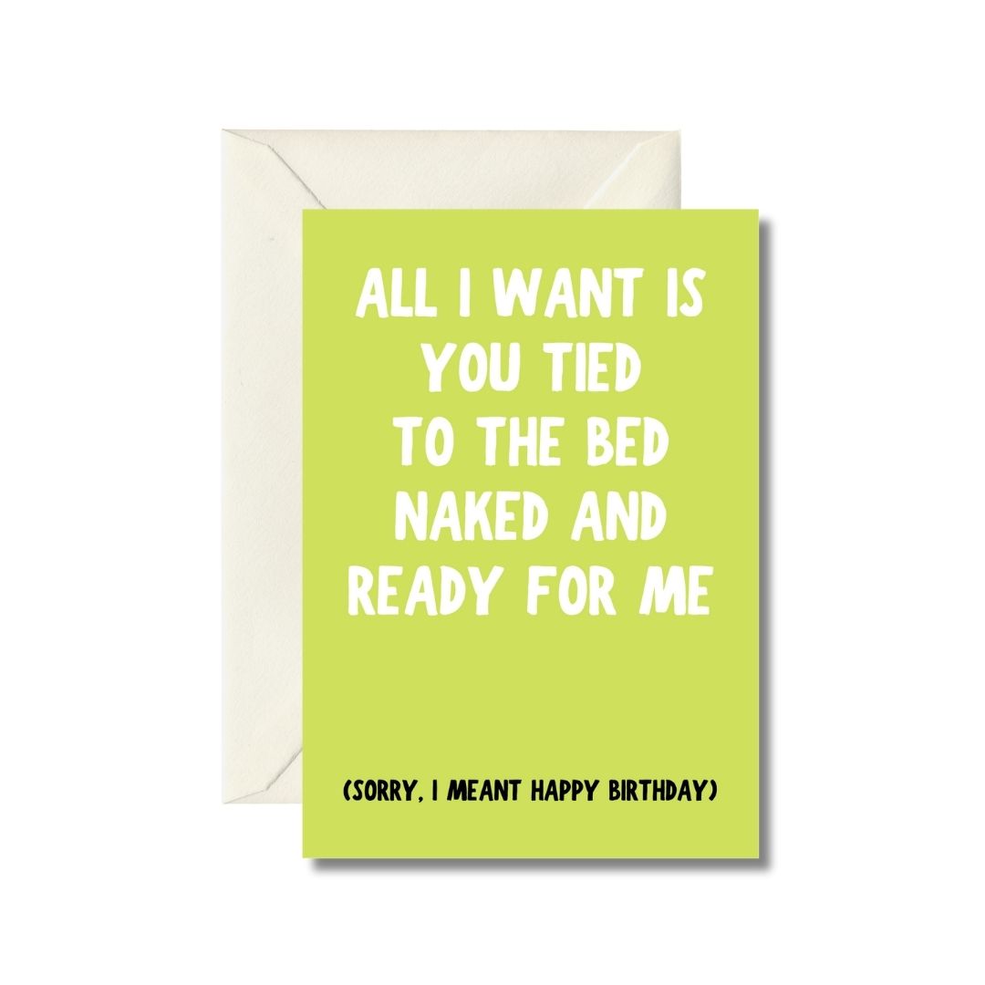Humorous Birthday Card