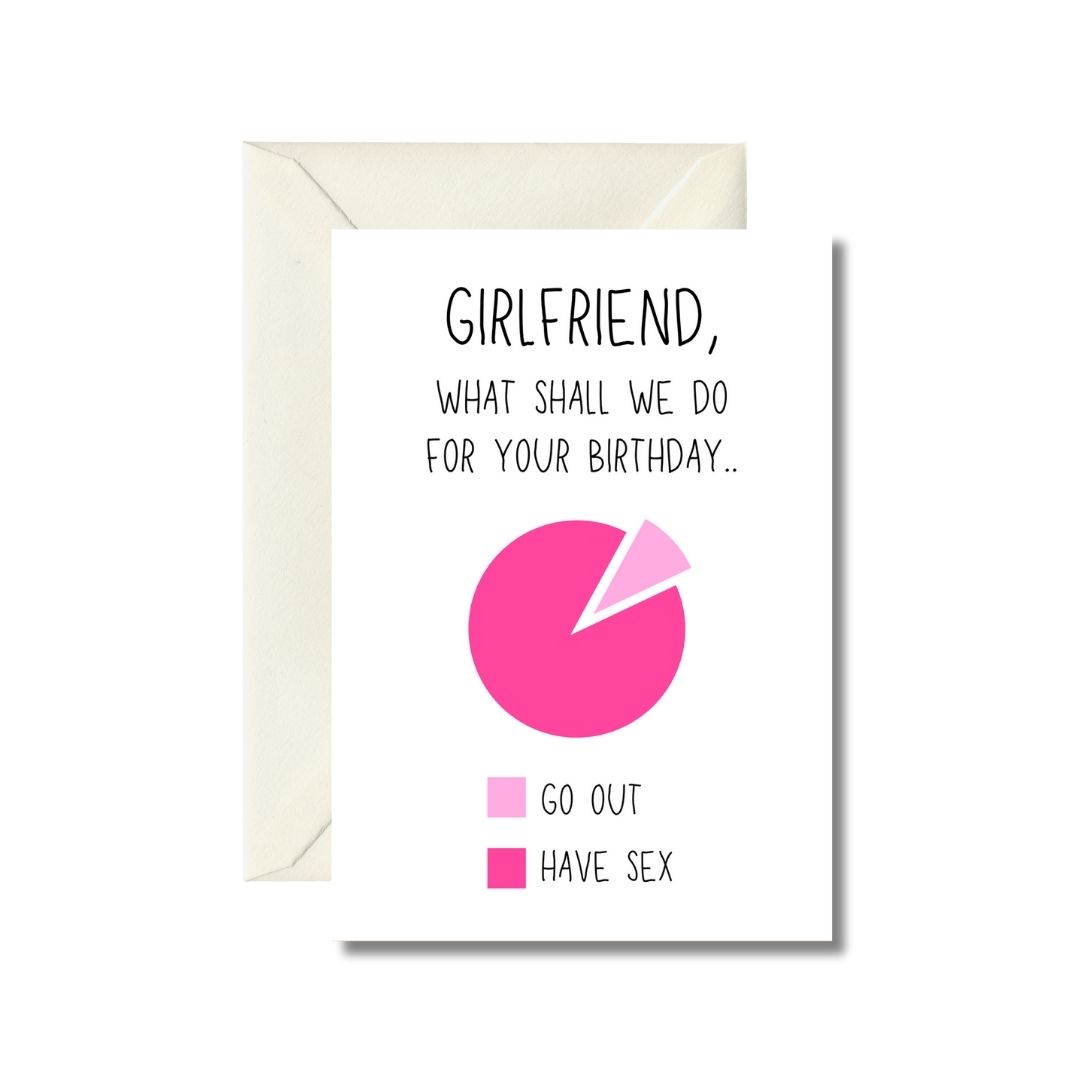 Humorous Birthday Card for Girlfriend