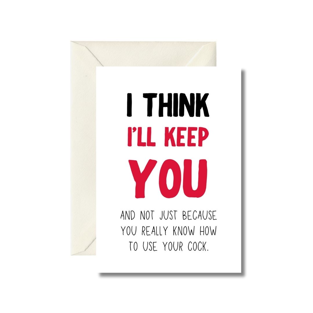 Humorous Romantic Greeting Card