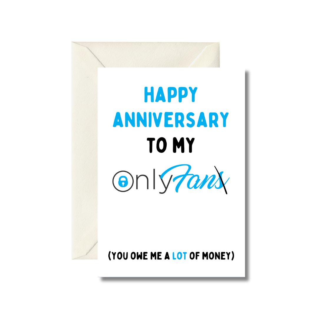 Happy Anniversary to My OnlyFans Greeting Card