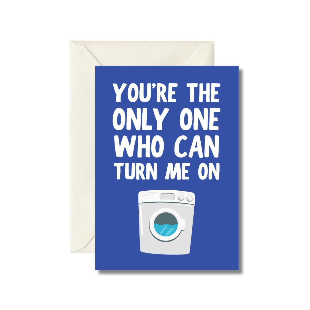 Funny Washing Machine Greeting Card