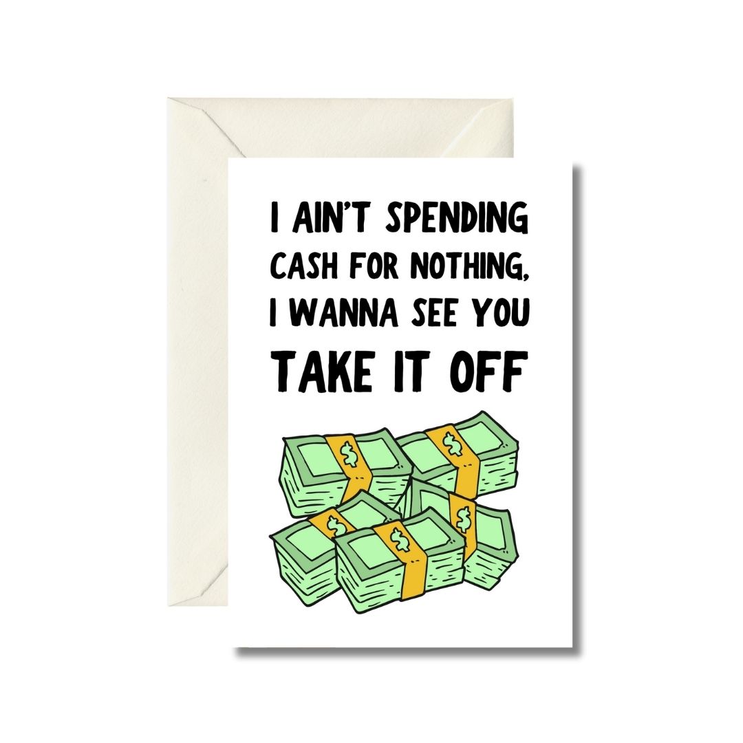 Humorous Cash Greeting Card