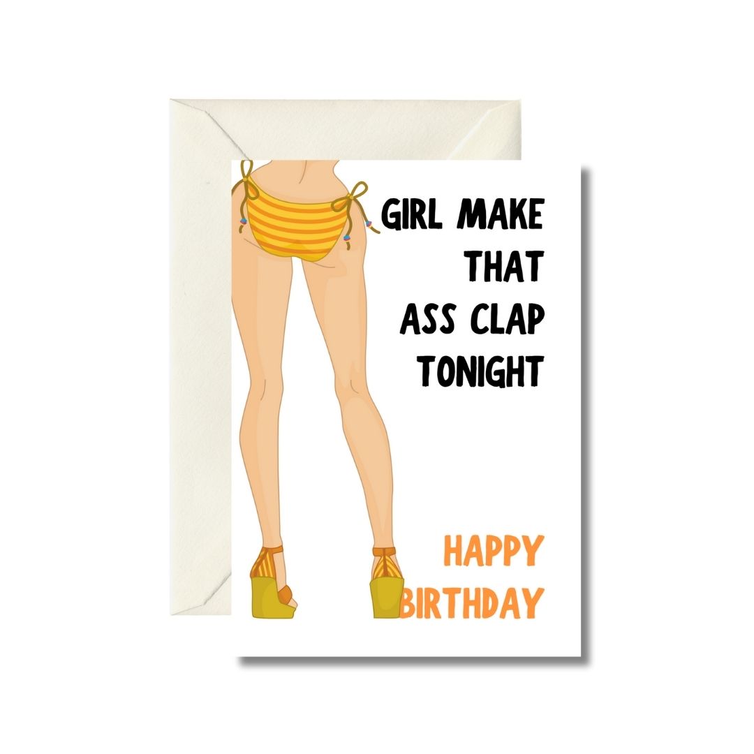 Cheeky Birthday Greeting Card