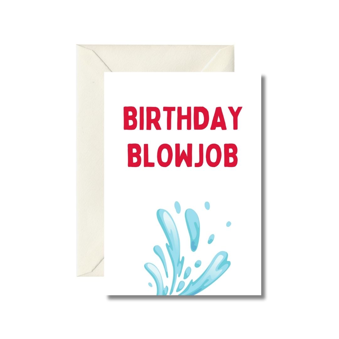 Naughty Birthday Card