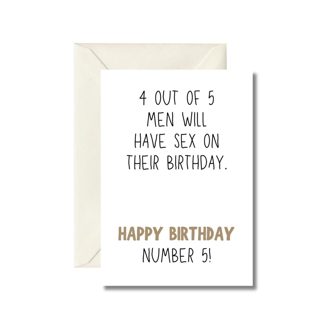 Funny Birthday Card for Him