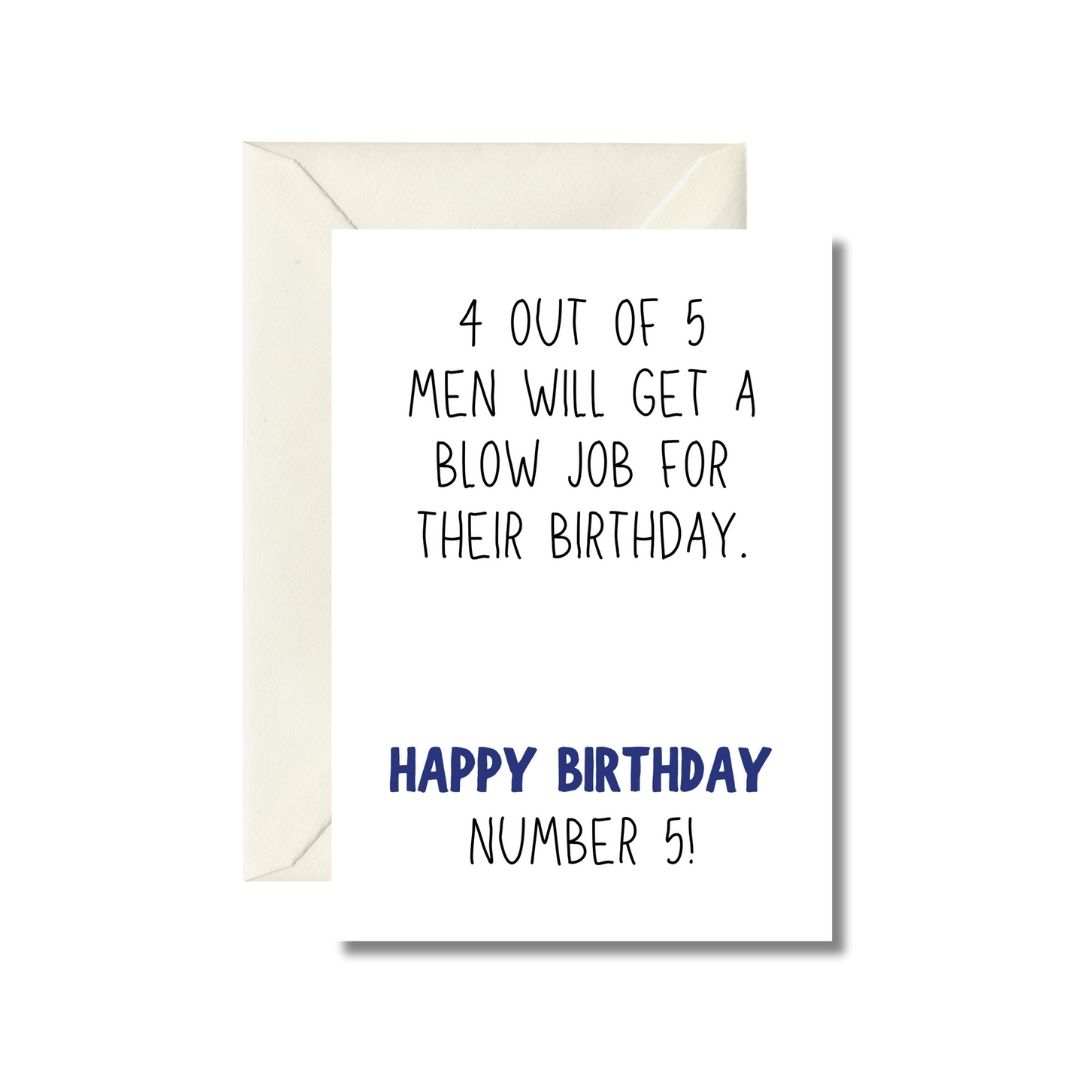 Humorous Adult Birthday Card