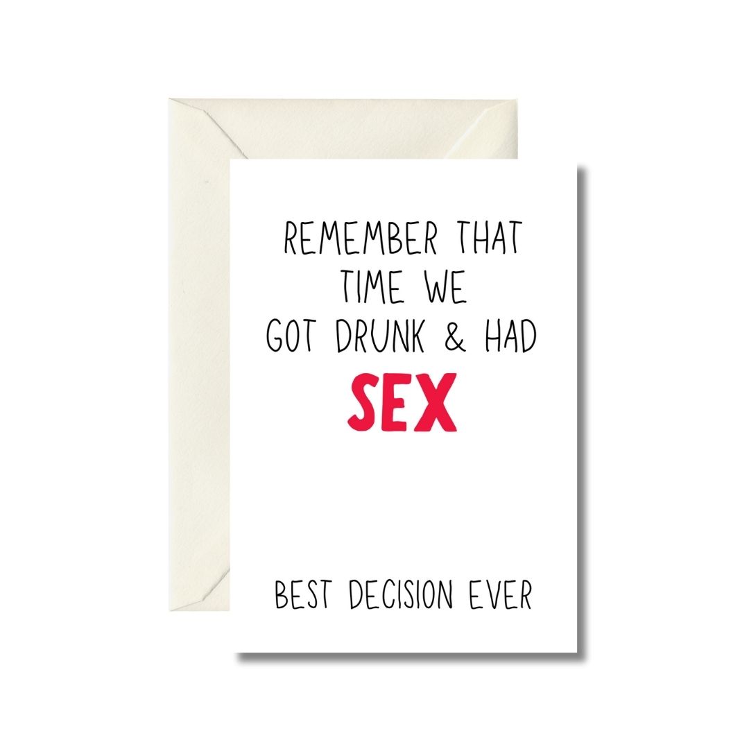 Funny Romantic Greeting Card