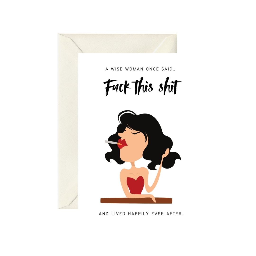 Wise Woman Humor Greeting Card