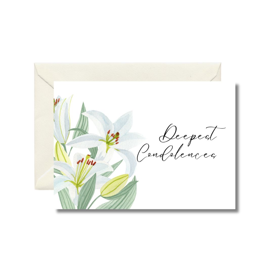 Deepest Condolences Greeting Card