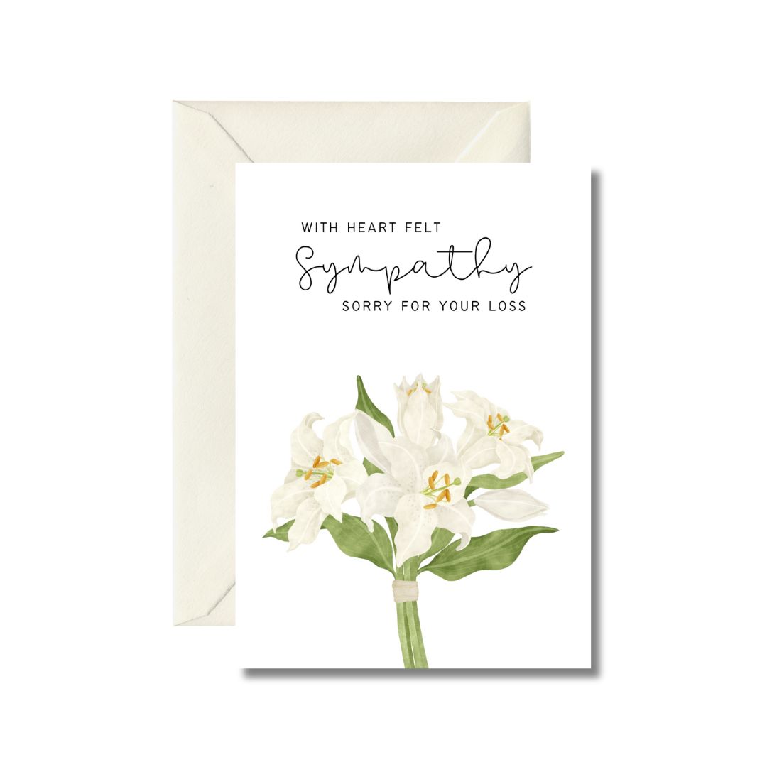 Heartfelt Sympathy Card