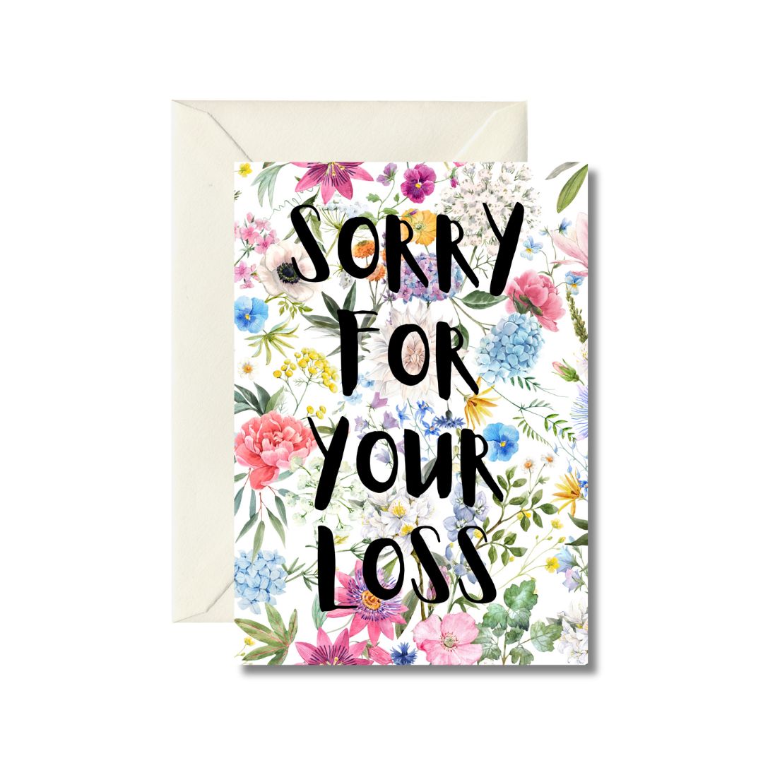 Floral Sympathy Card