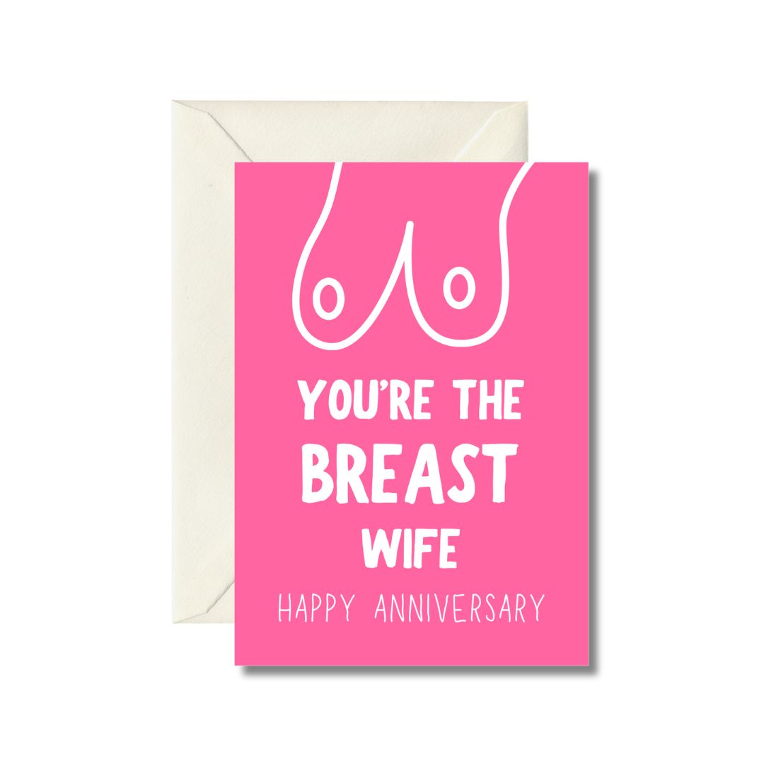 Humorous Anniversary Card for Wife