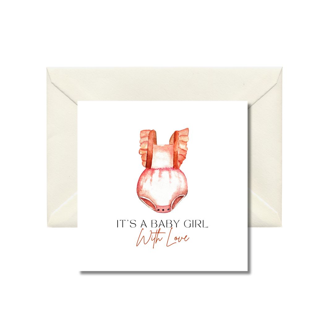 Baby Girl Greeting Card