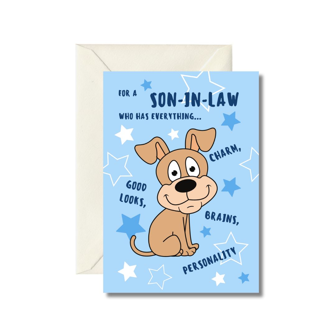 Charming Son-in-Law Greeting Card