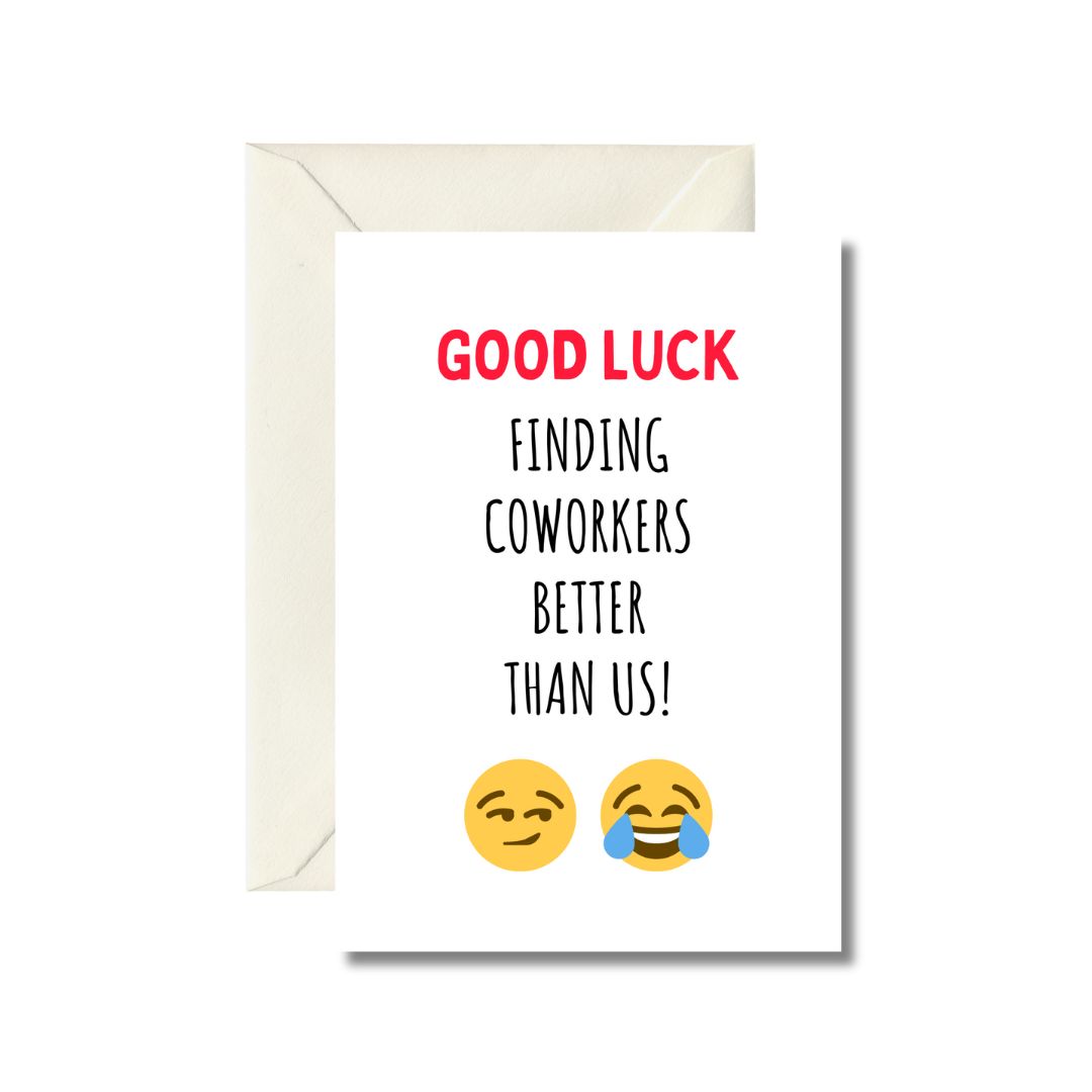 Coworkers Farewell Card