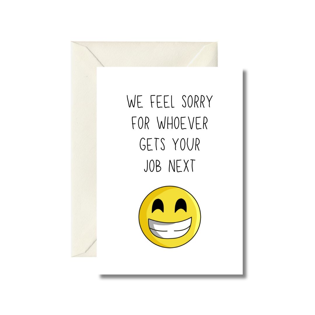 Funny Farewell Greeting Card