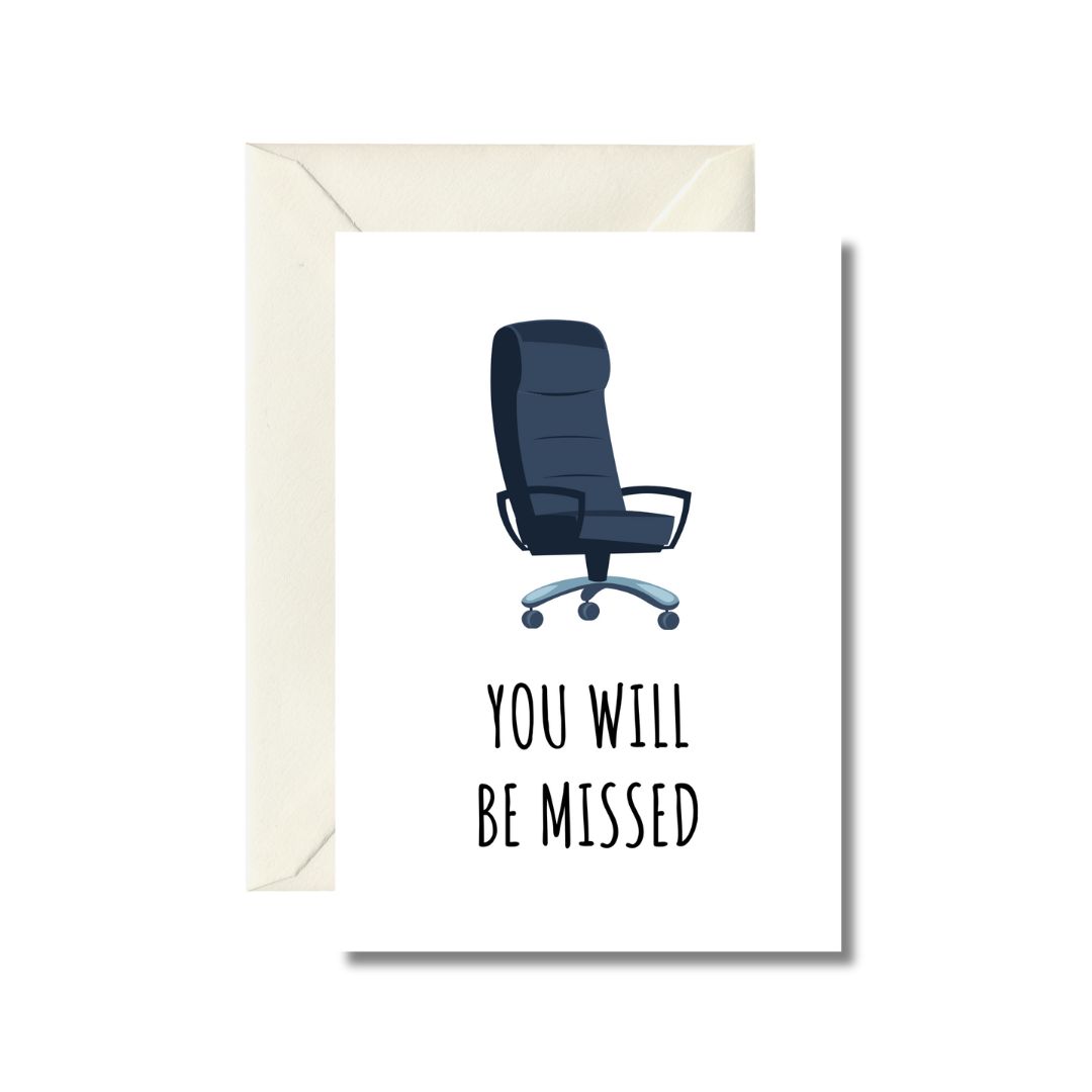 Office Farewell Greeting Card