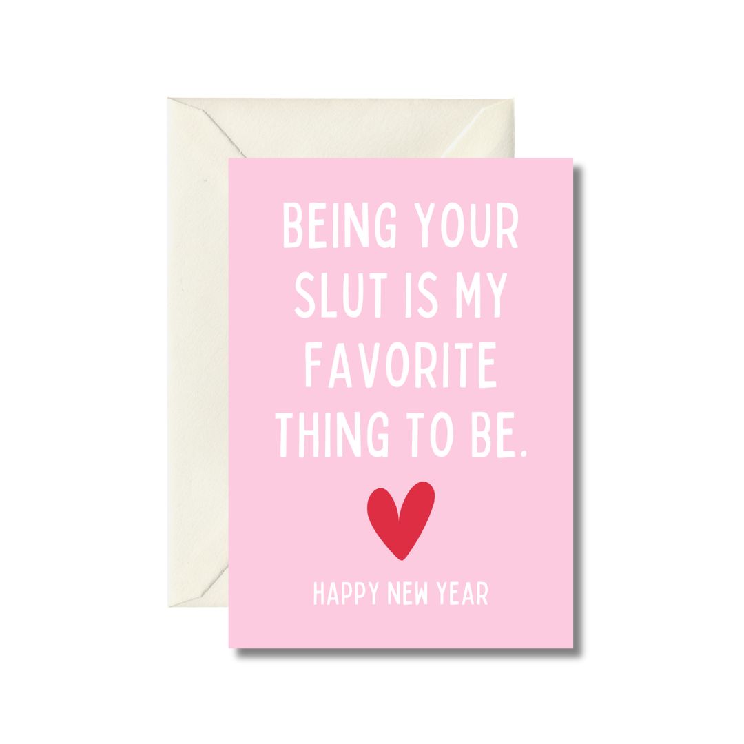 Bold New Year Greeting Card