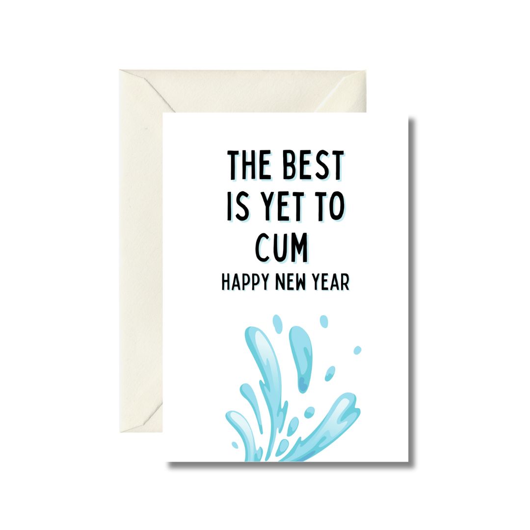 New Year Humor Greeting Card