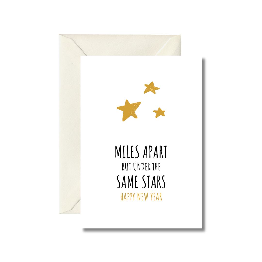 New Year's Greeting Card 'Under the Same Stars'
