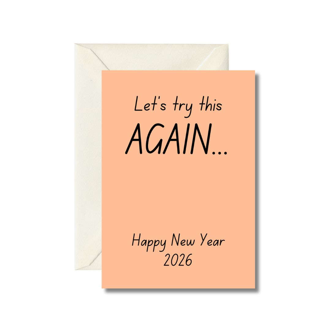 Happy New Year 2026 Greeting Card