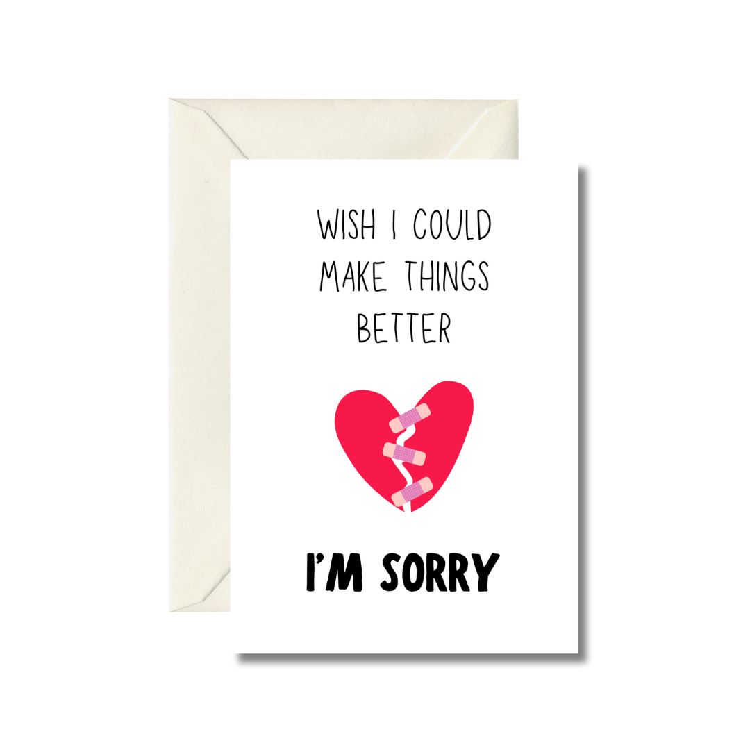 I'm Sorry Apology Card