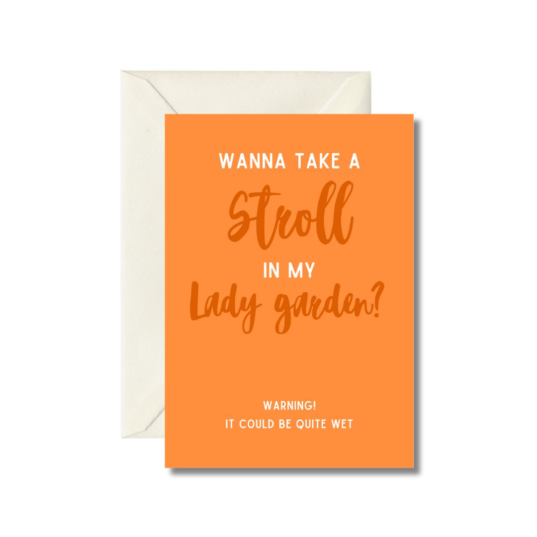 Lady Garden Greeting Card