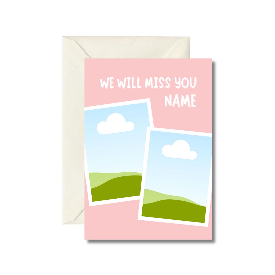 Farewell Greeting Card