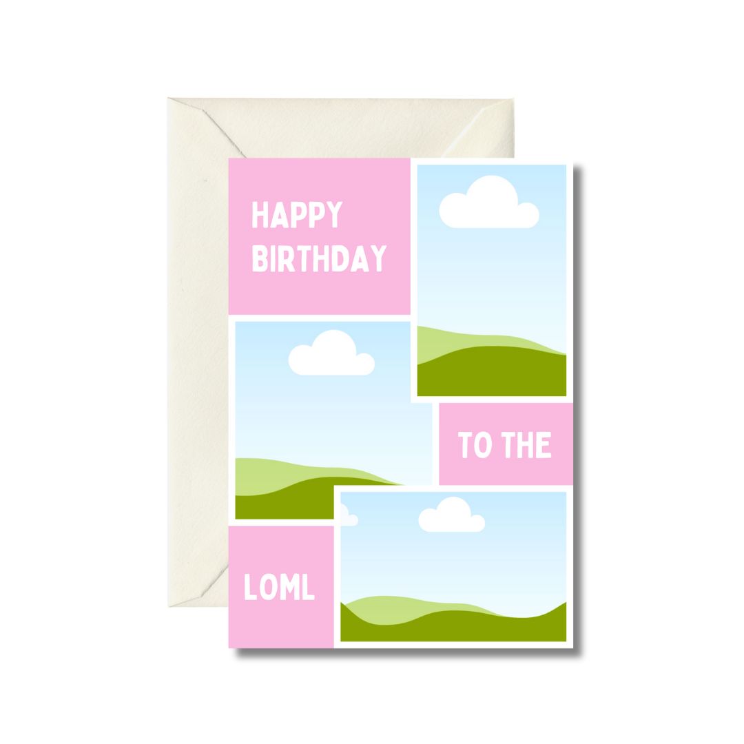 Happy Birthday Greeting Card for LOML