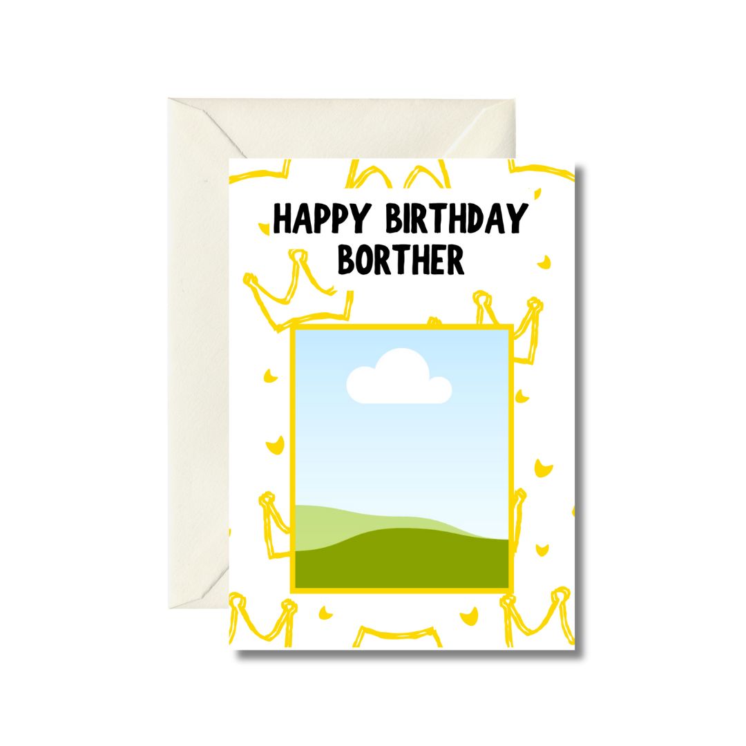Happy Birthday Brother Greeting Card
