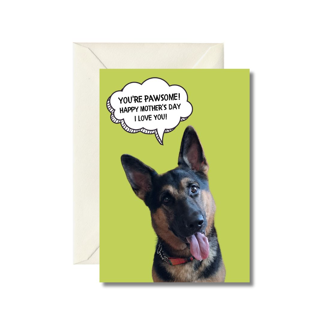Pawsome Mother's Day Card