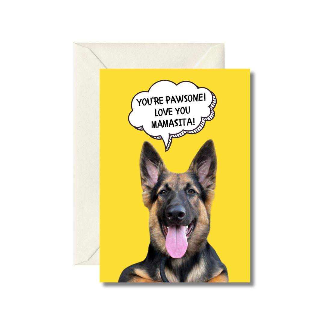 Pawsome Love Greeting Card