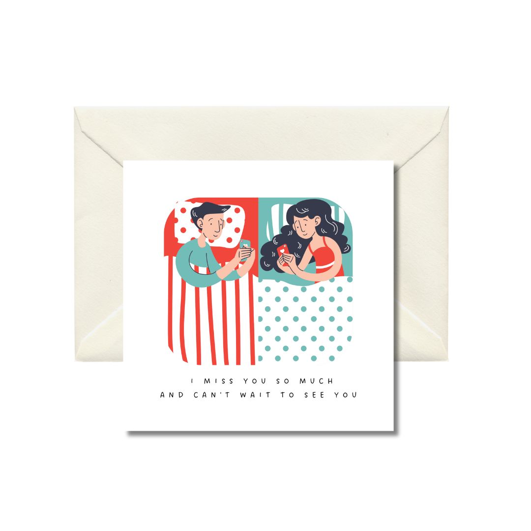 Miss You Greeting Card
