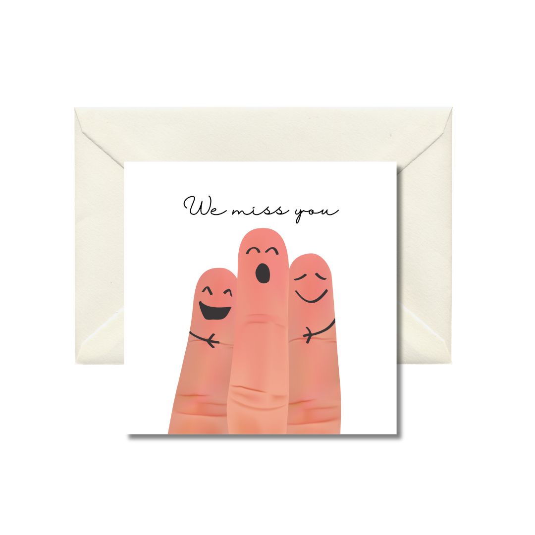 We Miss You Greeting Card