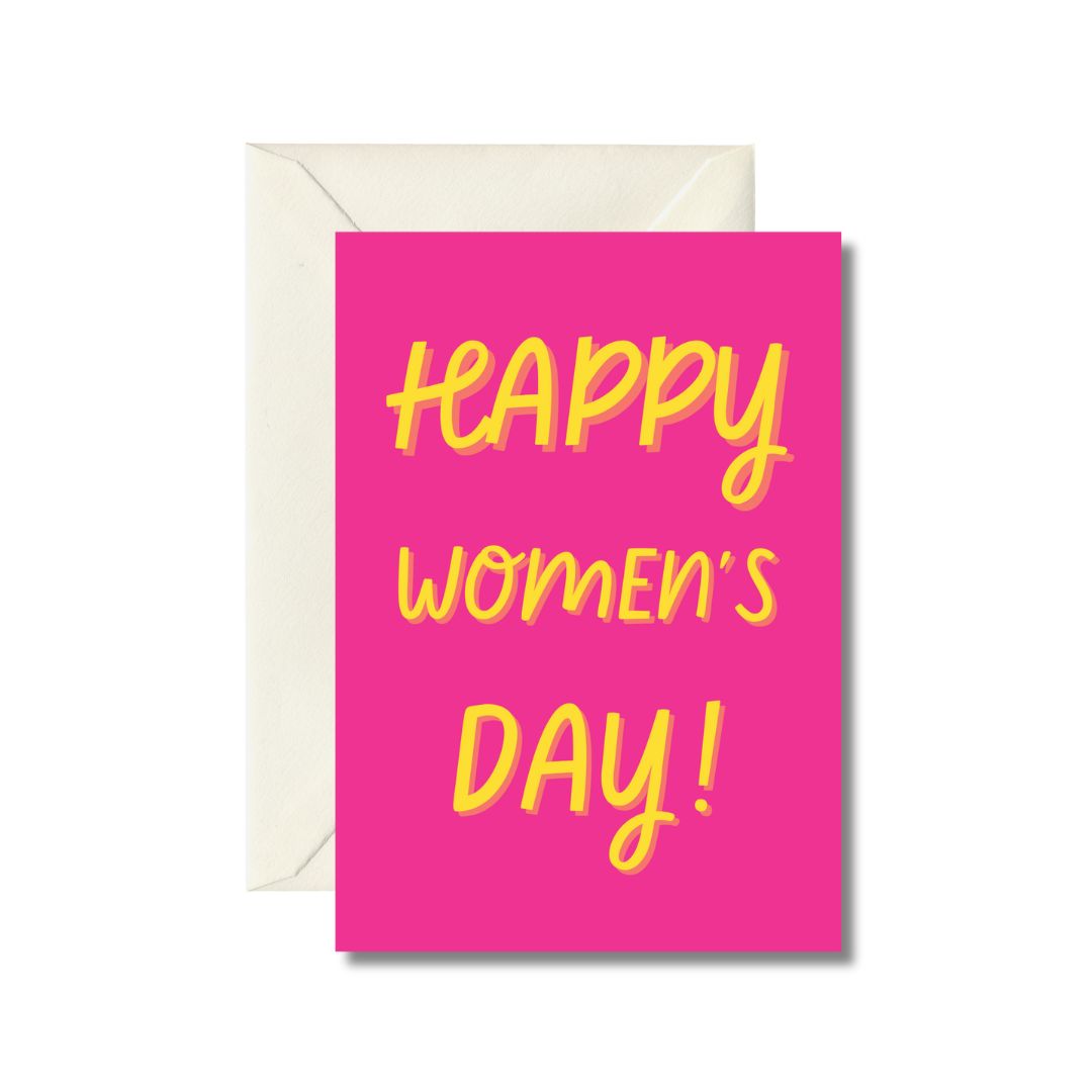 Happy Women's Day Greeting Card