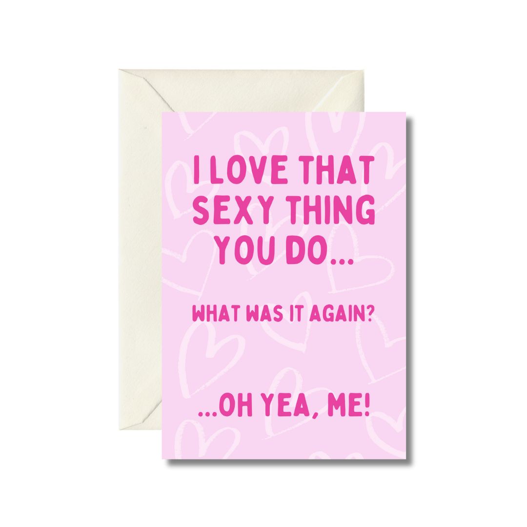 Fun and Flirty Greeting Card