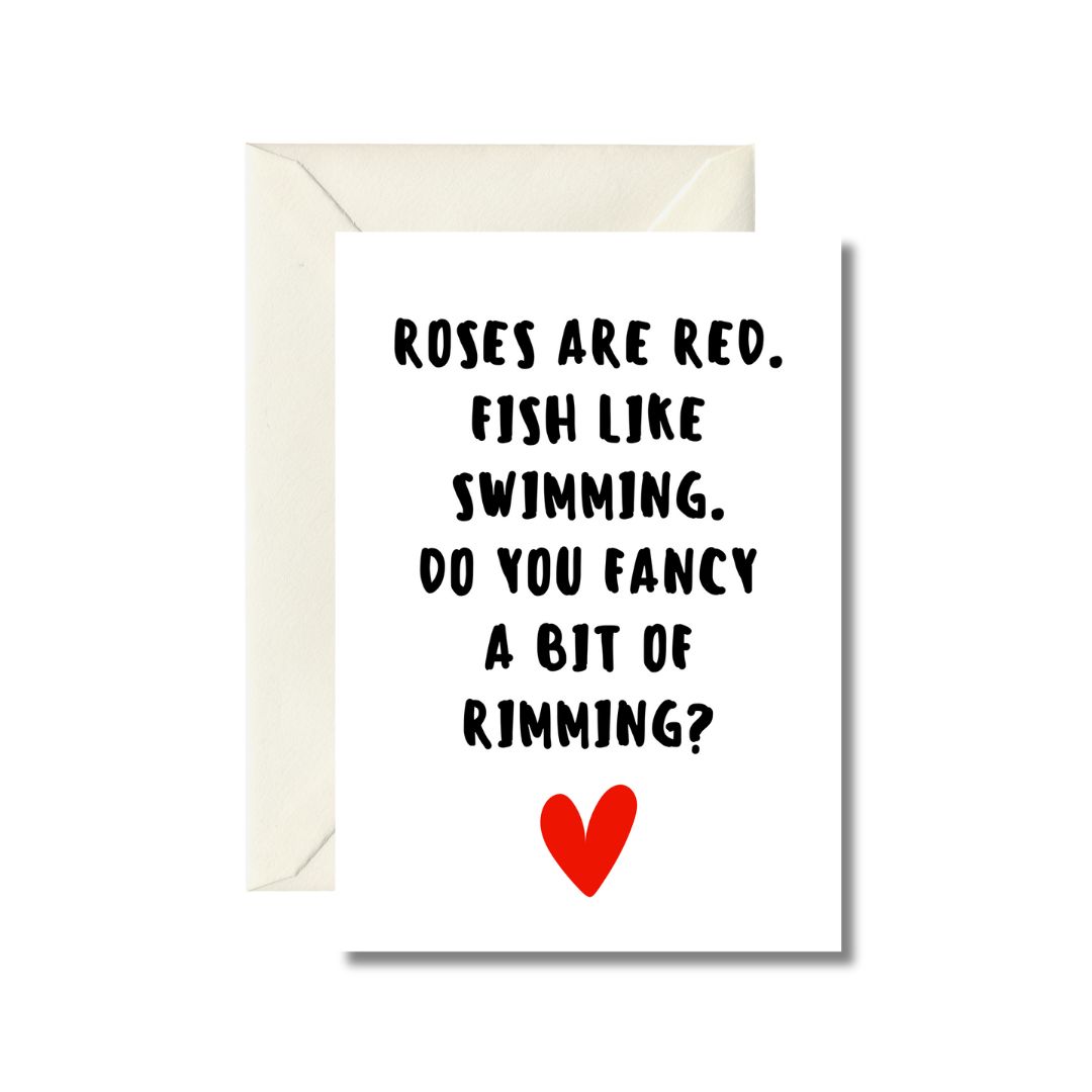 Humorous Love Poem Greeting Card