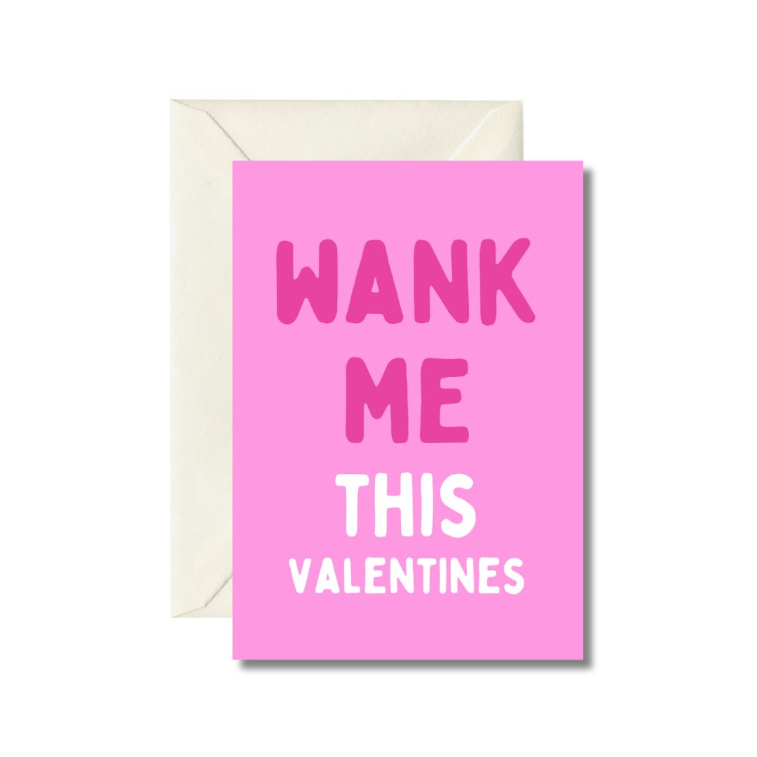 Bold Pink Valentine's Card