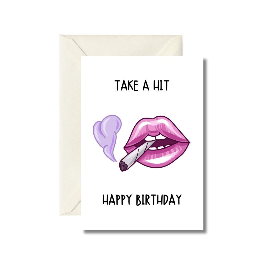 Take a Hit Happy Birthday Card