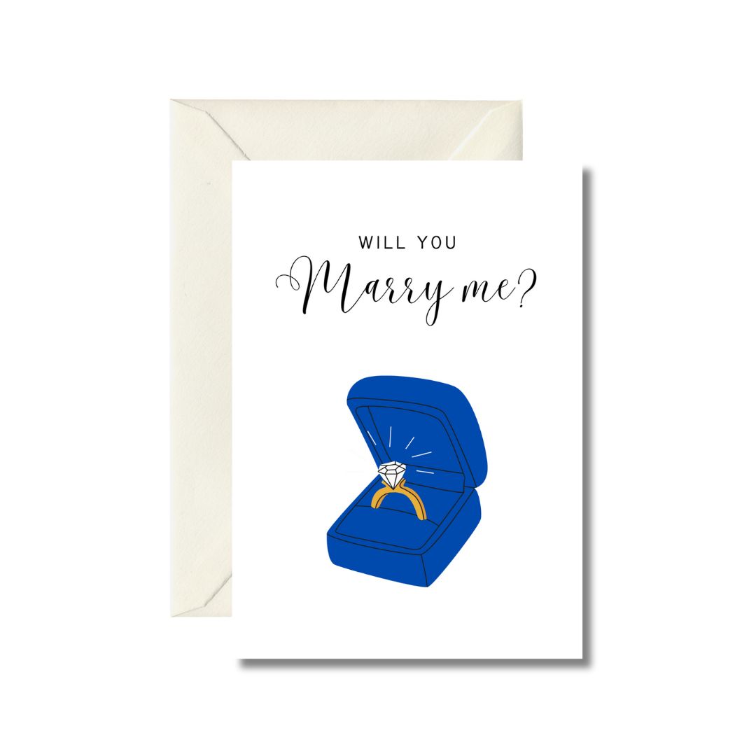 Marry Me? Proposal Greeting Card