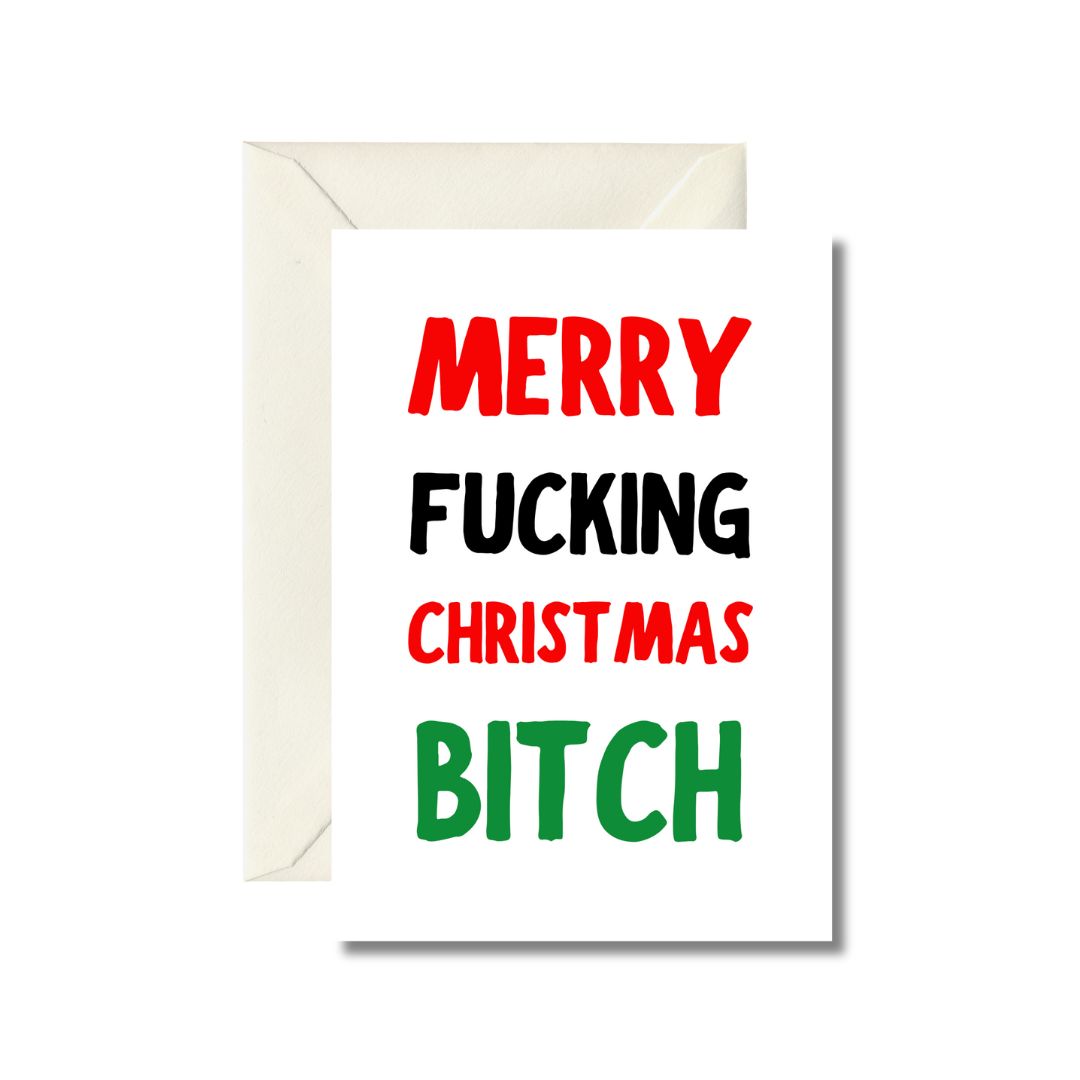 Bold & Humorous Christmas Card