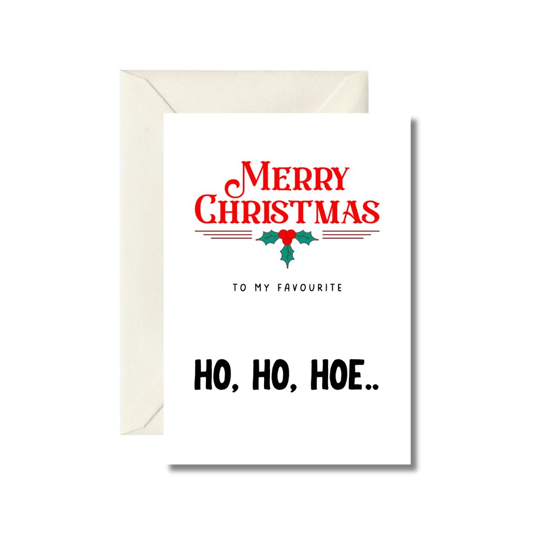Merry Christmas Greeting Card