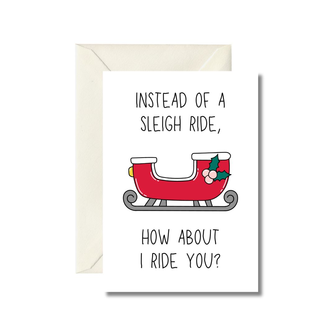 Naughty Christmas Greeting Card