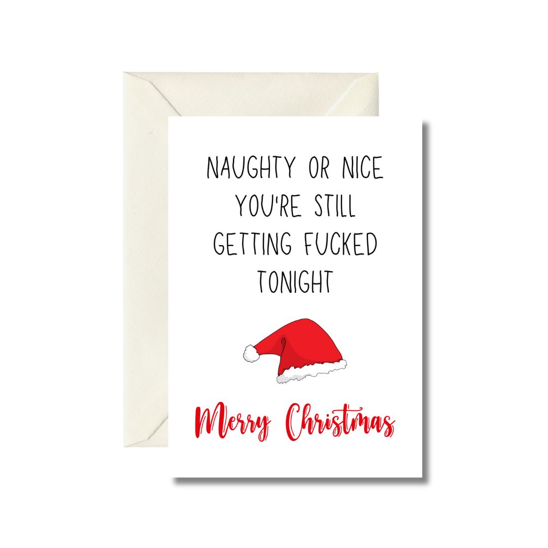 Bold Humor Christmas Card