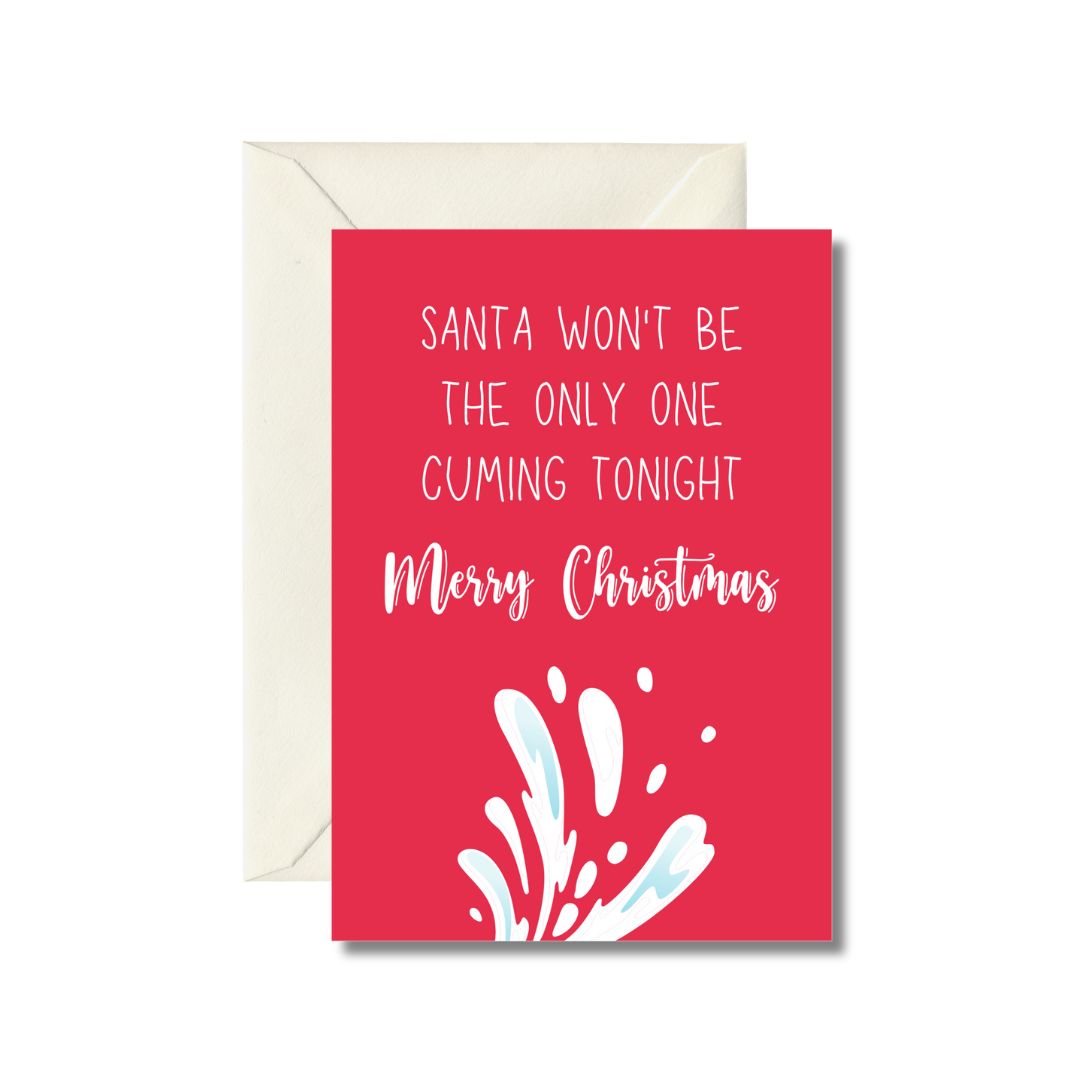 Risque Christmas Greeting Card