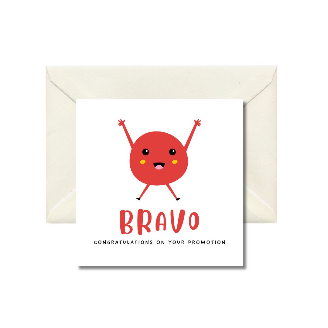 Bravo Congratulations Card